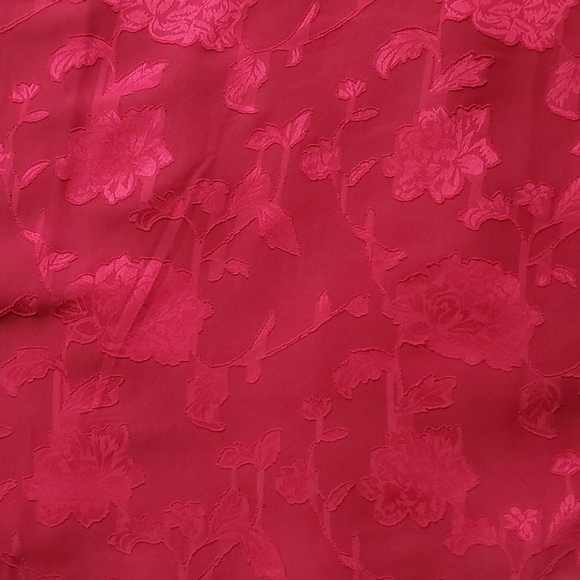 LOFT Womens Red Floral Tank Top - Picture 5 of 7